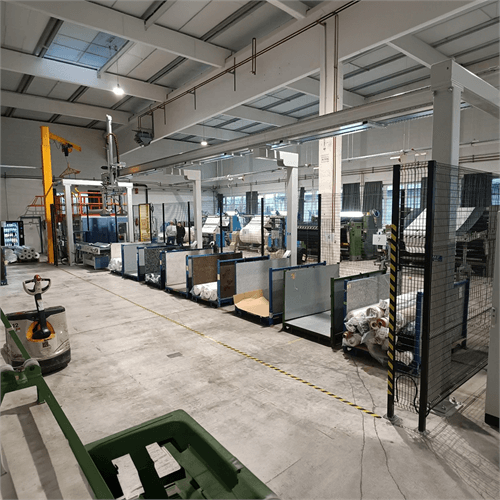 Flexible Automatic Packaging for Rolls and Folded Goods banner