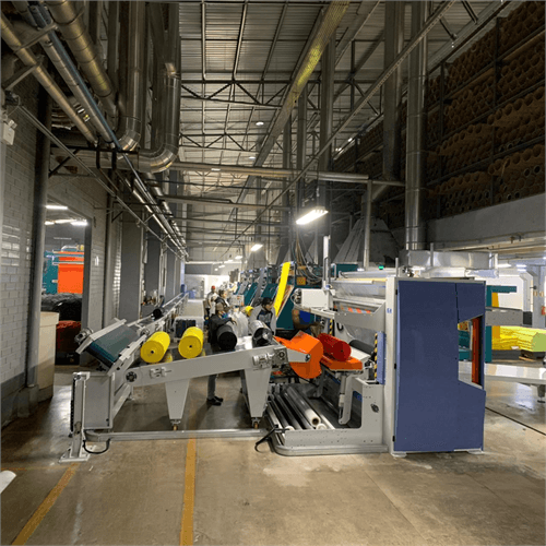 High-Speed Automatic Roll Packaging detail