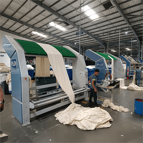 High-Speed Tension-Free Fabric Plaiting usage